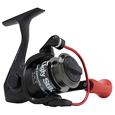 Ugly Stik Ugly Tuff Mulinello da filatura, misura 25, sistema di cuscinetti a sfera in acciaio inox, frizione anteriore in feltro ad olio, max 7,5 kg, 7,5 kg, nero Ugly Stik Ugly Tuff Mulinello da filatura, misura 25, sistema di cuscinetti a sfera in acciaio inox, frizione anteriore in feltro ad olio, max 7,5 kg, 7,5 kg, nero