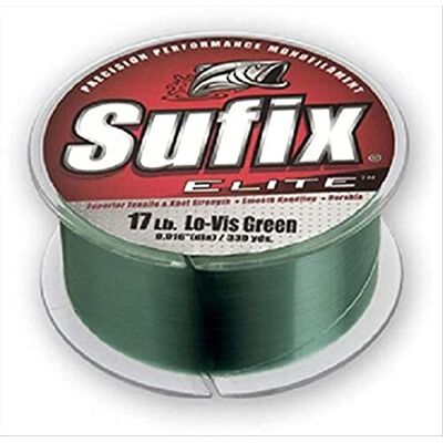 Sufix Elite 7,7 Kilogram Lenza (301,8 m Bobina), Green Sufix Elite 7,7 Kilogram Lenza (301,8 m Bobina), Green