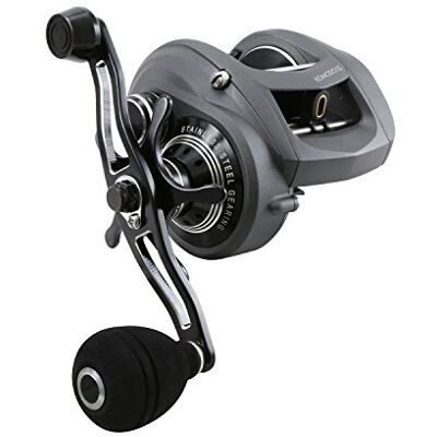 Okuma , Komodo SS LowProfile Baitcasting Reel 7.1:1 Power Handle RH Unisex, Grigio, , 130 yds-30LB Okuma , Komodo SS LowProfile Baitcasting Reel 7.1:1 Power Handle RH Unisex, Grigio, , 130 yds-30LB