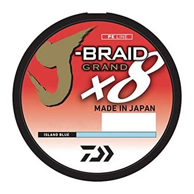 Daiwa J-BRAID GRAND 8X 3000YDS BOBINA BULK ISLAND BLU Daiwa J-BRAID GRAND 8X 3000YDS BOBINA BULK ISLAND BLU