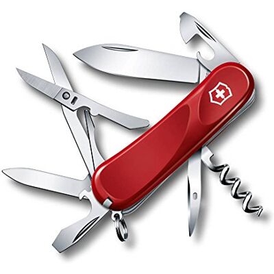 Victorinox Evolution 14, 14 funzioni (anello portachiavi, pinzette, spelafili), rosso Victorinox Evolution 14, 14 funzioni (anello portachiavi, pinzette, spelafili), rosso