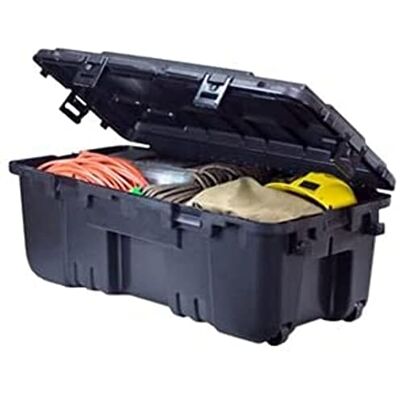 Plano Baule per sportivi con cerniera Nero, contenitore militare con cerniera, resistente, grande, baule da campeggio e per l'esercito, ottimo per la caccia, il paintball, l'airsoft o la casa Plano Baule per sportivi con cerniera Nero, contenitore militare con cerniera, resistente, grande, baule da campeggio e per l'esercito, ottimo per la caccia, il paintball, l'airsoft o la casa