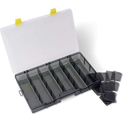 Black Cat Tackle Keeper S24 piatto 35 cm x 22 cm x 5 cm, giallo/grigio, 24 Black Cat Tackle Keeper S24 piatto 35 cm x 22 cm x 5 cm, giallo/grigio, 24