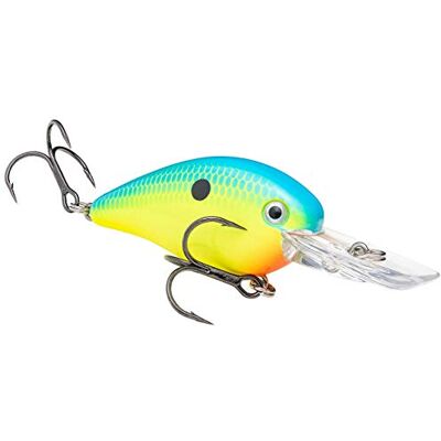 Strike King Lures, KVD 1.5 Deep Diver Crankbait Lure, Freshwater, 2 1/4" Length, 3/8 oz, Deep Diving, Powder Blue Back Char, Per 1 Strike King Lures, KVD 1.5 Deep Diver Crankbait Lure, Freshwater, 2 1/4" Length, 3/8 oz, Deep Diving, Powder Blue Back Char, Per 1