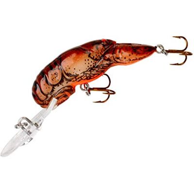 Rebel Lures Deep Teeny Wee-Crawfish Esca artificiale da pesca, , Ditch (marrone), 1 1/2-Inch Rebel Lures Deep Teeny Wee-Crawfish Esca artificiale da pesca, , Ditch (marrone), 1 1/2-Inch