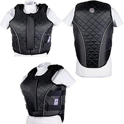HKM Gilet di sicurezza Flex Pro-9100 nero, per adulti, M, 9100 nero HKM Gilet di sicurezza Flex Pro-9100 nero, per adulti, M, 9100 nero