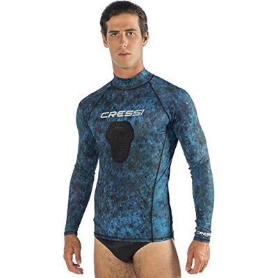 CRESSI Blue Hunter Rash Guard S/2 CRESSI Blue Hunter Rash Guard S/2