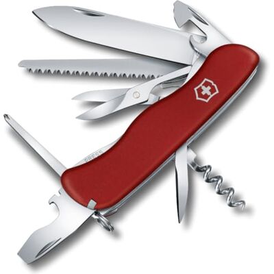 Victorinox , Outrider, Coltello Svizzero, Originale, Multiuso, Campeggio, 14 Funzioni, Lama, grande, Apriscatole, Bloccabile Victorinox , Outrider, Coltello Svizzero, Originale, Multiuso, Campeggio, 14 Funzioni, Lama, grande, Apriscatole, Bloccabile