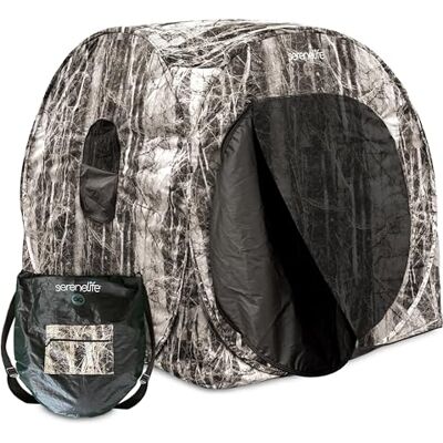 SereneLife , Affidabile Rullo in Acciaio a Molla, Tenda da Caccia a Terra, con Borsa per Il Trasporto Inclusa Unisex, Assortiti, Taglia Unica SereneLife , Affidabile Rullo in Acciaio a Molla, Tenda da Caccia a Terra, con Borsa per Il Trasporto Inclusa Unisex, Assortiti, Taglia Unica