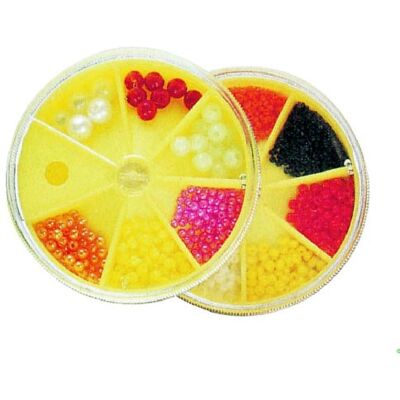 Zebco Unisex Adulto Perline Assortimento Colori 2-3 mm Zebco Unisex Adulto Perline Assortimento Colori 2-3 mm