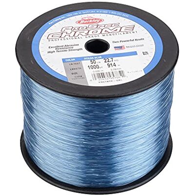 Berkley , Lenza da Pesca Unisex, Blu Oceano, 1000yd-25lb Berkley , Lenza da Pesca Unisex, Blu Oceano, 1000yd-25lb