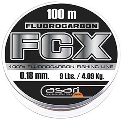 Asari FCX 100 M Linea di fluorocarbonio - Linea da pesca Asari FCX 100 M Linea di fluorocarbonio - Linea da pesca