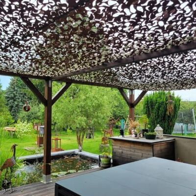 Le Filet de Camouflage Rete mimetica militare rinforzata blu di alta qualità protezione solare vela ombreggiatura anti-UV (Militaire, 3x4m) Le Filet de Camouflage Rete mimetica militare rinforzata blu di alta qualità protezione solare vela ombreggiatura anti-UV (Militaire, 3x4m)