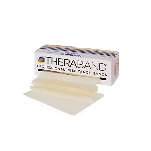 Theraband Thera-Band, Fascia elastica per esercizi, Beige, 5,50 m