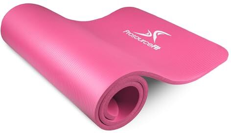 ProsourceFit Tappetino Extra Spesso per Yoga e Pilates, Spessore 1,27 cm, Colore: Rosa