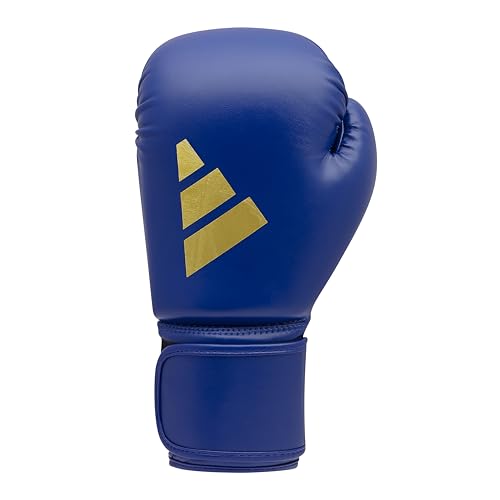 Adidas Guanti da boxe Speed 50, per adulti, boxe 10 oz, guanti punching comodi e durevoli, blu