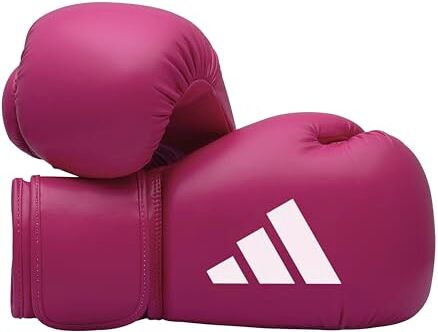 Adidas Guanti da boxe Speed 50, per adulti, Boxing Gloves 12 oz, guanti punching comodi e durevoli, magenta