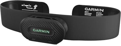 Garmin HRM-Fit, Fascia Cardio da Donna, Si Aggancia a Reggiseni Sportivi, Bluetooth, ANT+, Dinamiche di Corsa, Autonomia fino a 1 anno