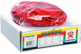 Cando Tubo Elastico, No Lattice, 30,5 M, Rosso/Morbido