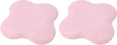 Generic Ginocchiera per Pilates, Cuscino per Ginocchio da Allenamento Antiscivolo, Comoda Protezione Articolare per Gomiti, Polsi e Mani (PINK)