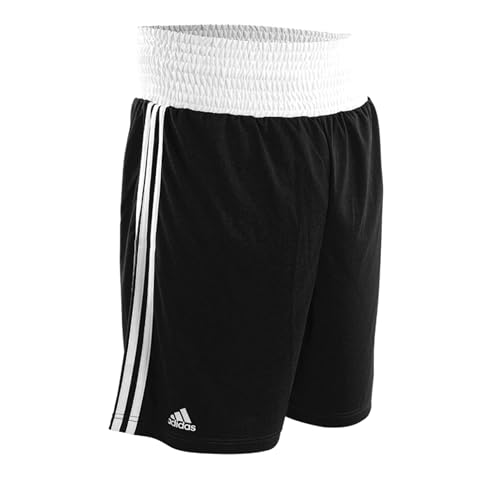 Adidas Bermuda da Boxe Unisex per Allenamento, Sparring, Combattimento, Adatti per Adulti, Uomini, Donne, Bambini, MMA, Fitness, Kickboxing, Abbigliamento da Palestra Generale Leggero Elastico