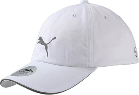 Puma Running cap III, Unisex Kids, White, Adult