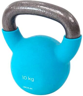 Cecotec Peso russo da 10 kg, KettleBell 10000 Neo, Rivestimento in neoprene, ghisa, impugnatura ergonomica, design estetico e facile da pulire, dimensioni 18,7 x 15 x 21 cm