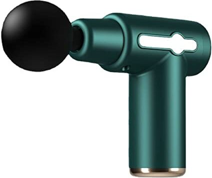 Generic Massage Gun Fascia Vibrante Rilassamento Muscolare Attrezzatura Per Il Fitness Membrana Per Il Collo Strumento Per Pistola A Membrana Strappante Pistola Per Massaggio Elettrica, Verde, Custodia Lcd