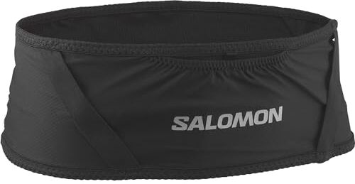 Salomon Pulse Belt Cintura Trail Running Escursionismo Sci Unisex, Fit avvolgente, Funzionalità, Versatilità, Nero, XS