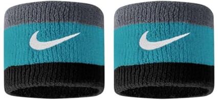 Nike Swoosh Wristbands  Confezione da 2 pezzi, colore: Grigio freddo