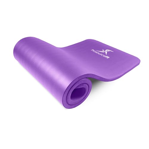 ProsourceFit Tappetino Extra Spesso per Yoga E Pilates, Spessore 2.5 cm, Viola