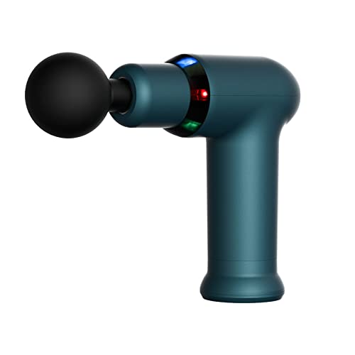 Generic Massage Gun Pistola Massaggiante Pistola Massaggio Muscolare La Mini Pistola Per Fascia Massaggiante È Dotata Di Speciali Effetti Di Luce E Può Essere Riscaldata, Verde Malachite