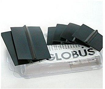 Globus , Accessorio Kit 6 Elettrodi in Silicone Conduttivo Unisex Adulto, Nero, Unica