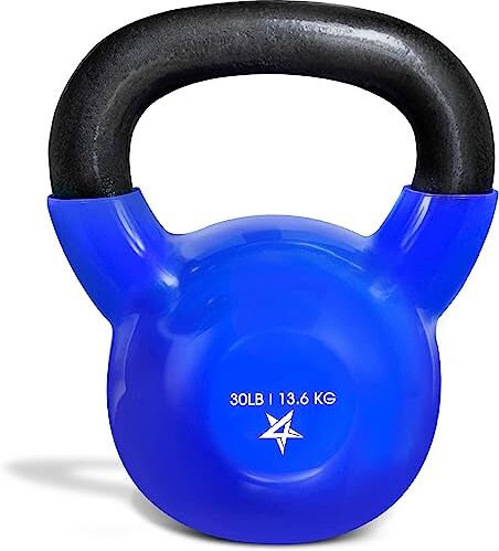 Yes4All Kettlebell in ghisa rivestita in vinile, 13,6 kg