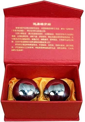 Generic Sfere baoding palline cinesi Baoding palla Palla antistress per adulti Palla fitness Palla antistress per esercizi sanitari in stile cinese(Color:48mm,Size:)