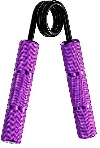 RPM Power Metal Gripper Pinza per Le Mani 8 Diversi Livelli di Tensione (23Kg 181kg), Potenziamento Muscolare di Mano, Polso, Avambraccio (100lbs Viola)