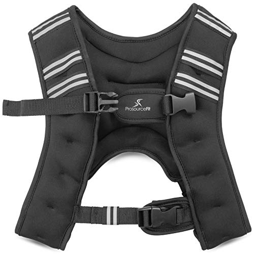 ProsourceFit Exercise Esercizio Gilet Da Allenamento Ponderato, 12 Lb, Nero