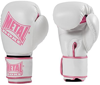 METAL BOXE MB200 Guanti Donna, Donna, MB200, Bianco, Taille 8 oz