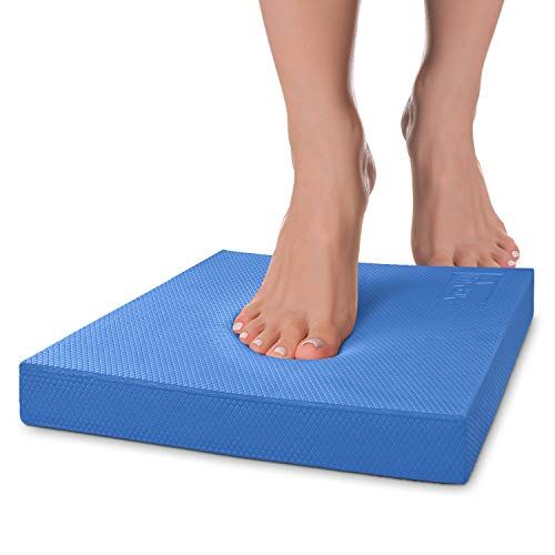 Yes4All Balance Pad, Foam Balance Pad for Gym Workout, Fitness Exercise, Preferable Pad For Home And Work Blue L