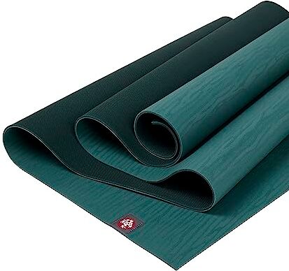 Manduka eKOlite Tappetino da yoga di alta qualità, spessore 4 mm, leggero, impugnatura ad alte prestazioni, supporto e stabilità in yoga, pilates, palestra, fitness, 174 cm, mare profondo