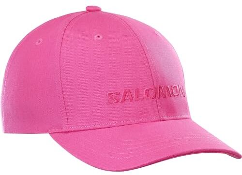 Salomon Logo Cappellino Trail Running Escursionismo MTB Unisex, Stile casual, Comfort e leggerezza, Fit adattabile, Rosa, Taglia Unica