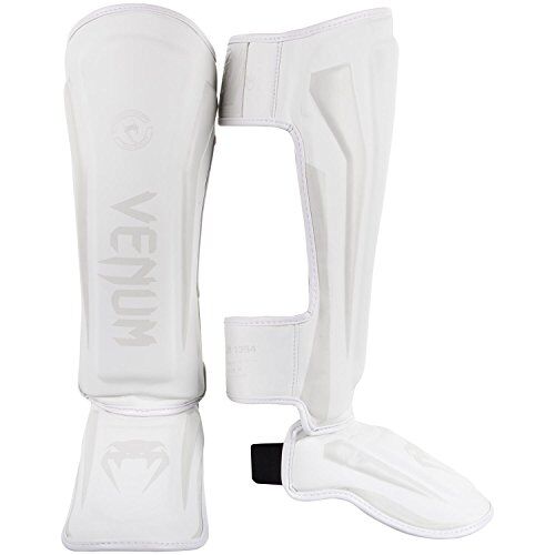 VENUM Elite, Parastinchi Unisex – Adulto, Bianco/Bianco, XL