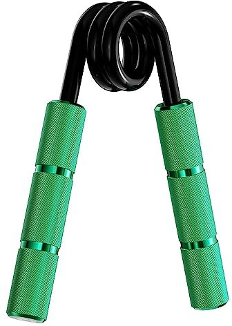 RPM Power Metal Gripper Pinza per Le Mani 8 Diversi Livelli di Tensione (23Kg 181kg), Potenziamento Muscolare di Mano, Polso, Avambraccio (400lbs Verde)