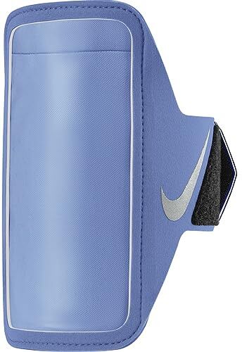 Nike PORTA CELLULARE ARM BAND PLUS AZZURRO FASCIA PORTA SMARTPHONE RUNNING RUN PALESTRA FITNESS