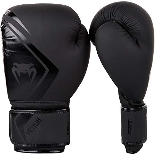 VENUM Contender 2.0, Guantoni Da Boxe Unisex Adulto, Nero, 10 oz