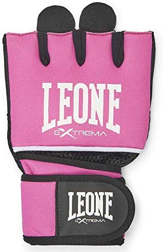 Leone , Guanti da Fitness Basic Fit, Unisex Adulto, Rosa, S/M, GK100