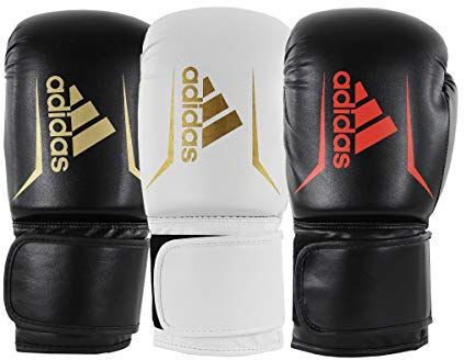 Adidas Guantoni da boxe Speed 50 per uomo, donna, bambino, per allenamento, palestra, 113,4 g, 170,1 g, 226,8 g, 283,5 g, 340,2 g, 396 g, 453,6 g