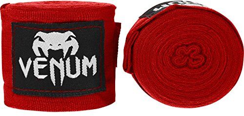 VENUM Kontact, Bendaggi da Boxe Unisex, Rosso, 2.5 m