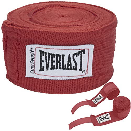 Everlast Handwraps 180, Cofanetto Unisex-Adulto, Rojo
