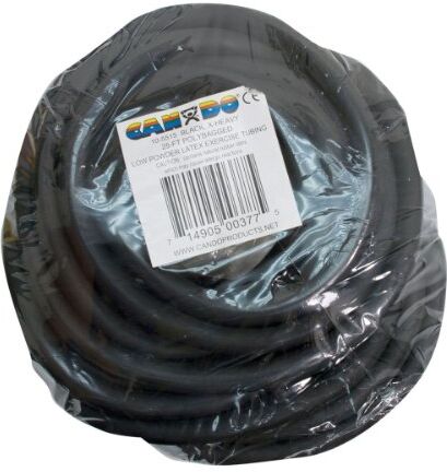 Cando Tubo Elastico 7,6 M, Nero/Molto Resistente, X